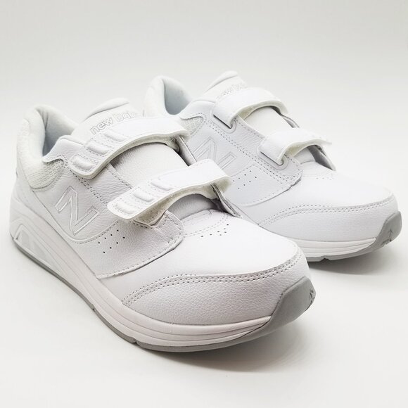 New Balance Womens 8 Hook and Loop Leather 928v3 Sneaker Walking Shoe White $160 - Picture 4 of 16